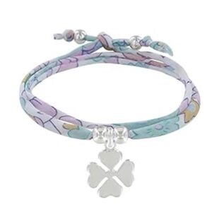 Silver Charm Pastel Bracelet
